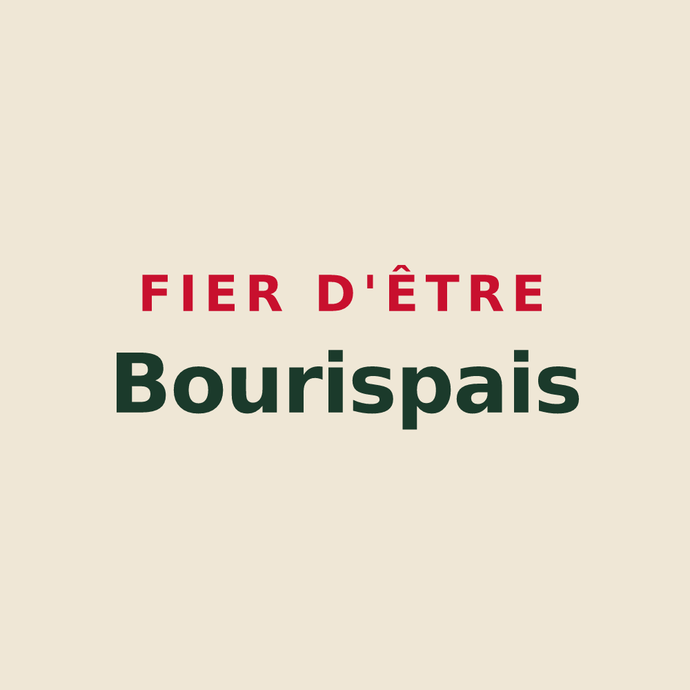 Tote bag « Fier d'être Bourispais » — design pour Bourisp