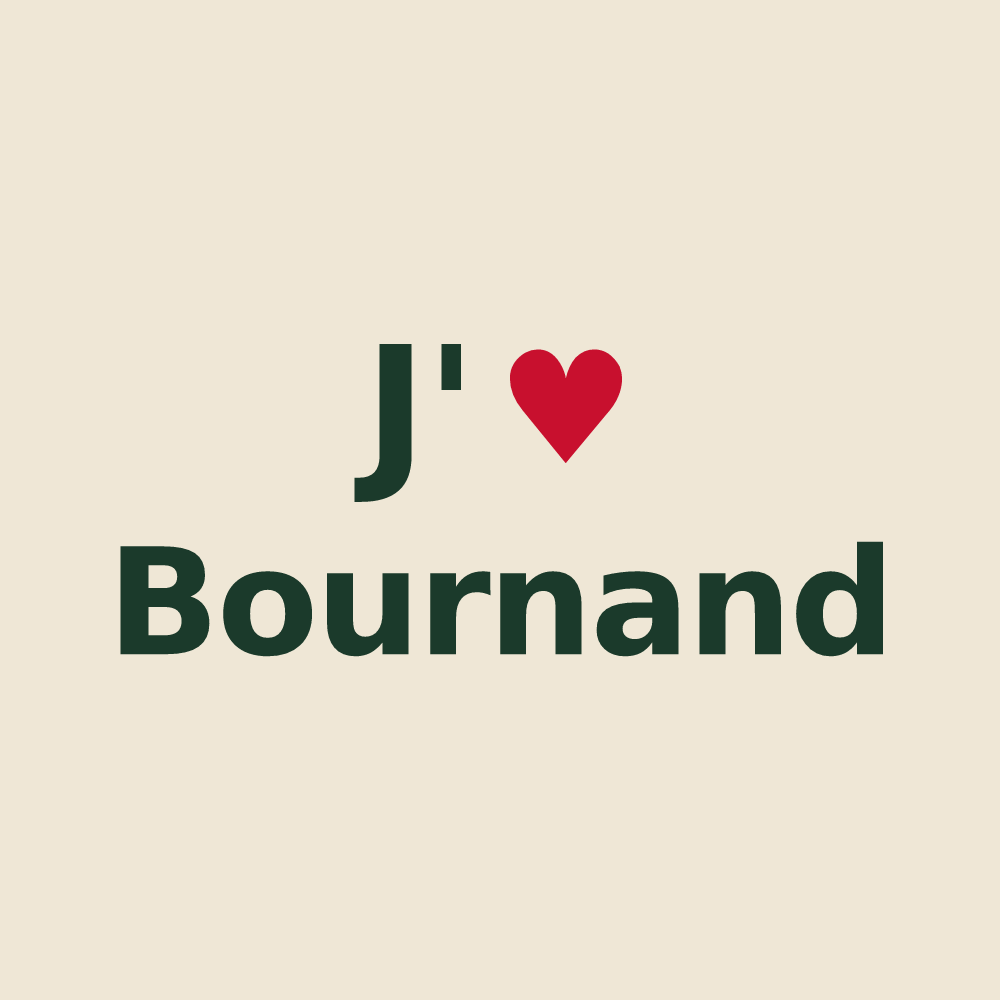 Tote bag personnalisé Bournand — design J'aime Bournand