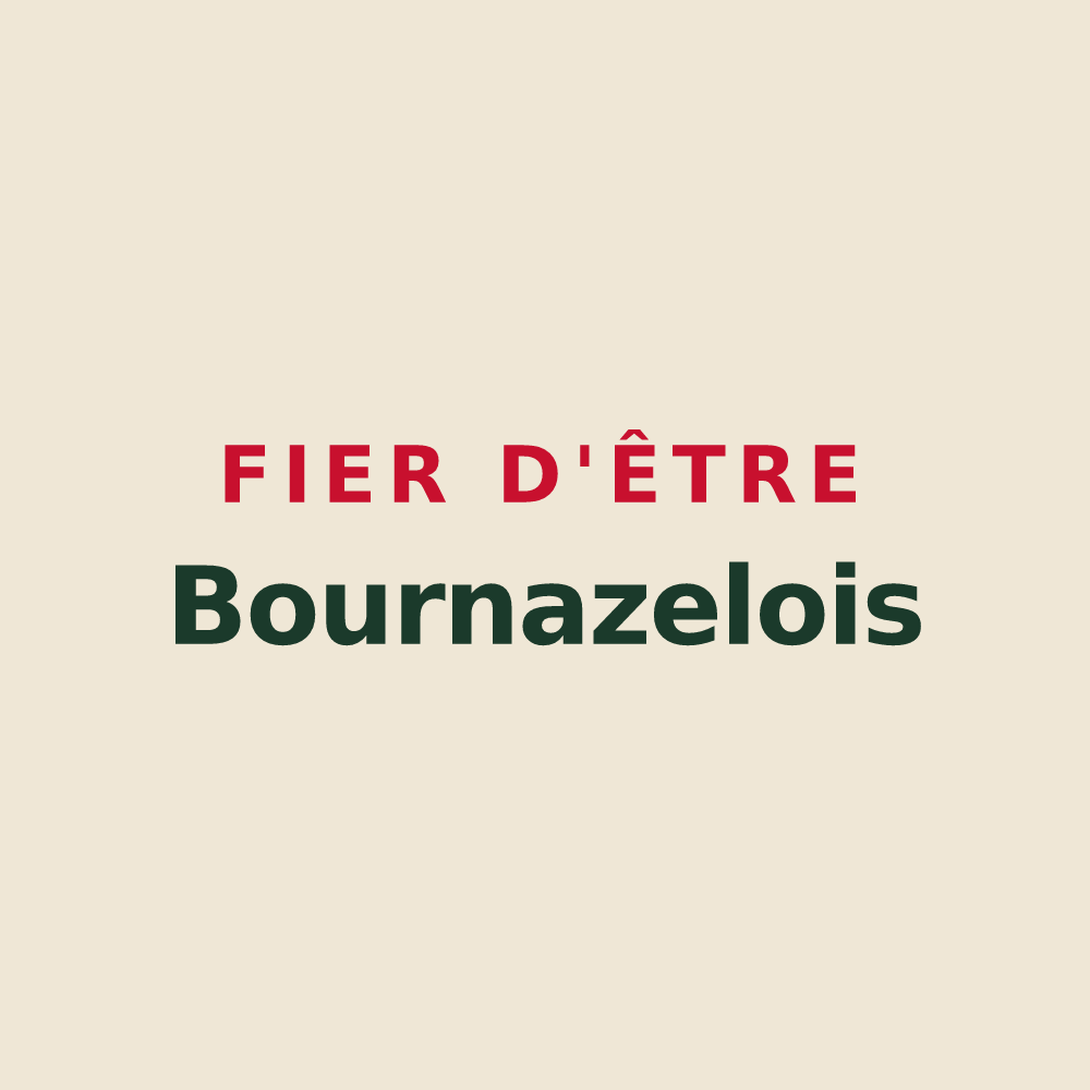 Tote bag « Fier d'être Bournazelois » — design pour Bournazel