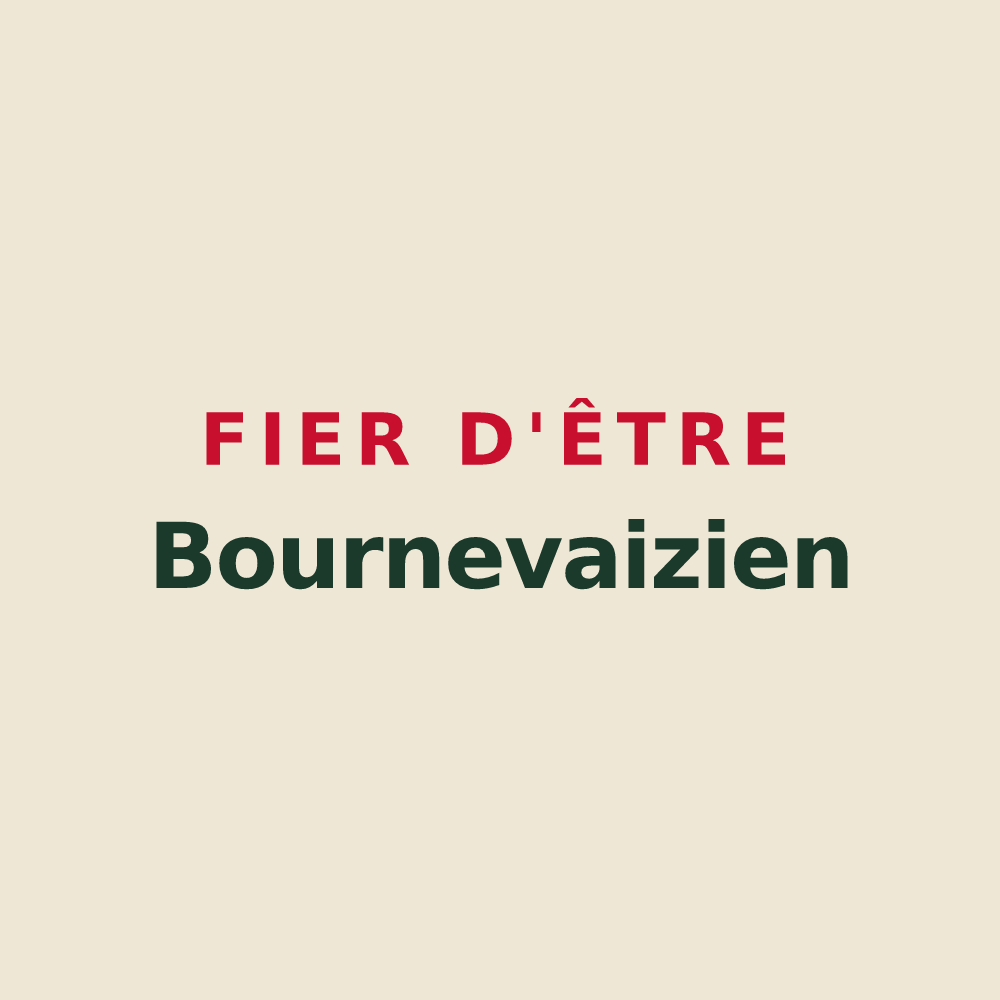 Tote bag « Fier d'être Bournevaizien » — design pour Bournezeau