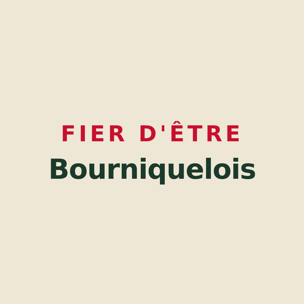 Tote bag « Fier d'être Bourniquelois » — design pour Bourniquel