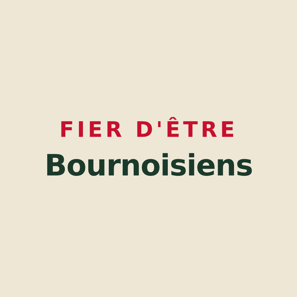 Tote bag « Fier d'être Bournoisiens » — design pour Bournois