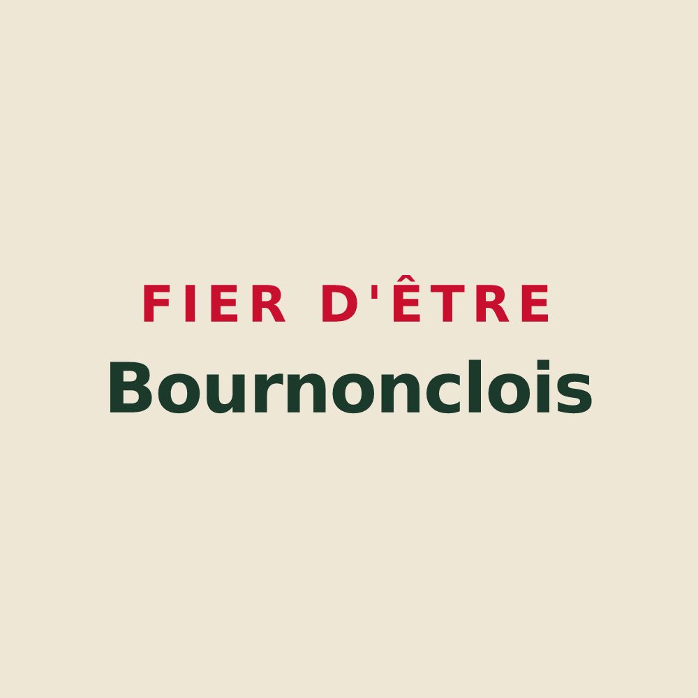 Tote bag « Fier d'être Bournonclois » — design pour Bournoncle-Saint-Pierre