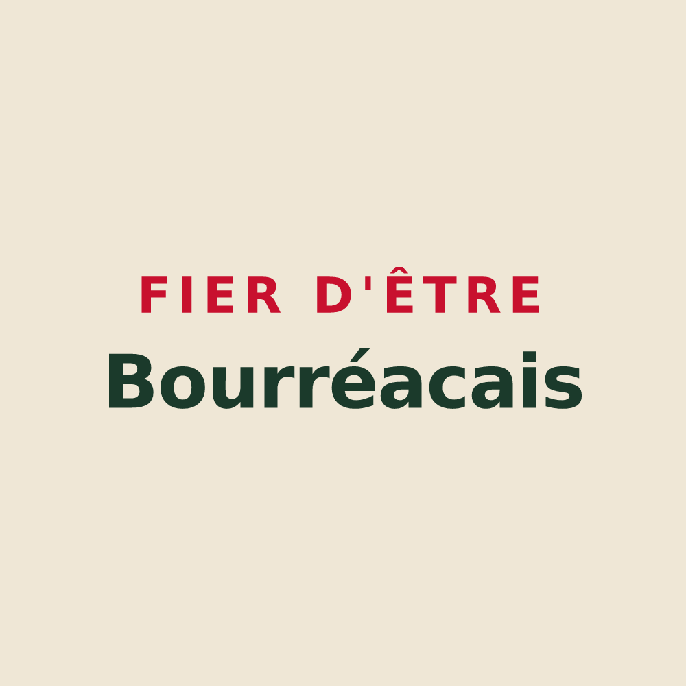 Tote bag « Fier d'être Bourréacais » — design pour Bourréac