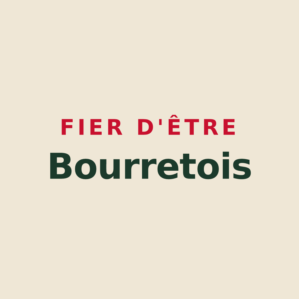 Tote bag « Fier d'être Bourretois » — design pour Bourret