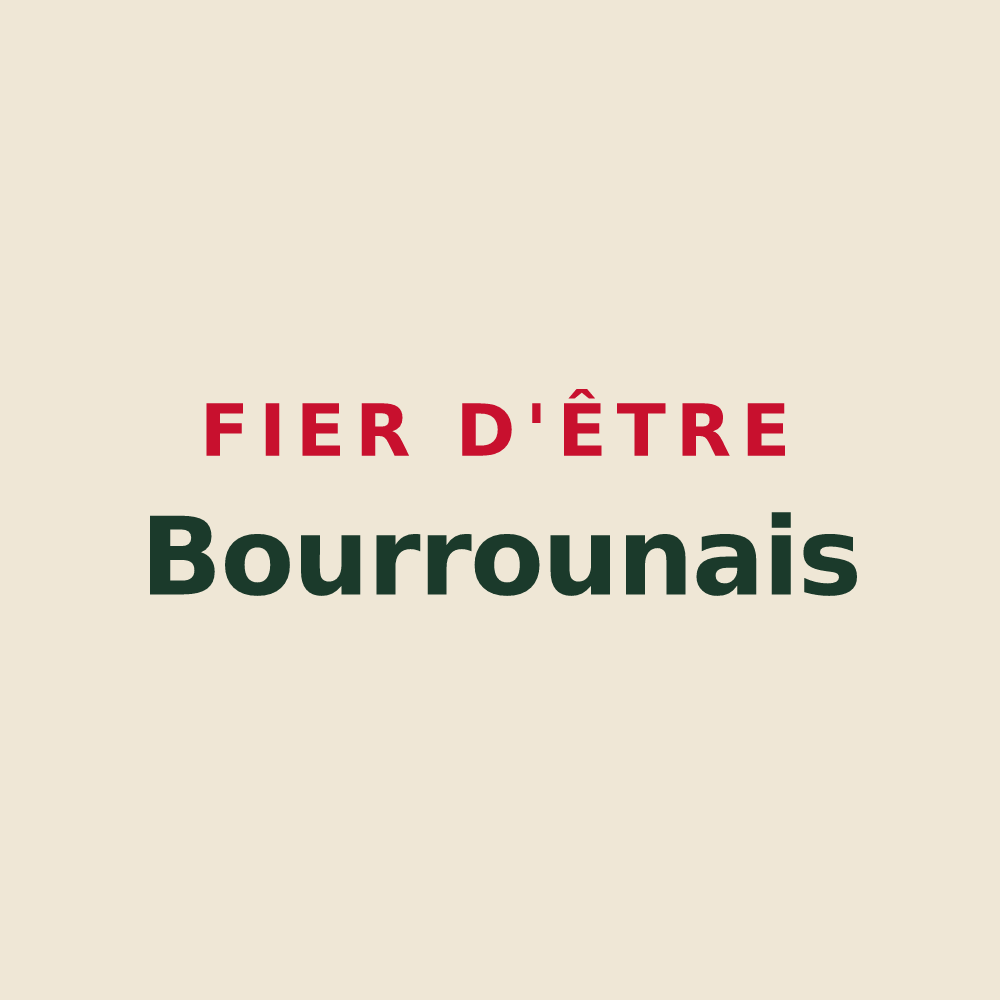 Tote bag « Fier d'être Bourrounais » — design pour Bourrou