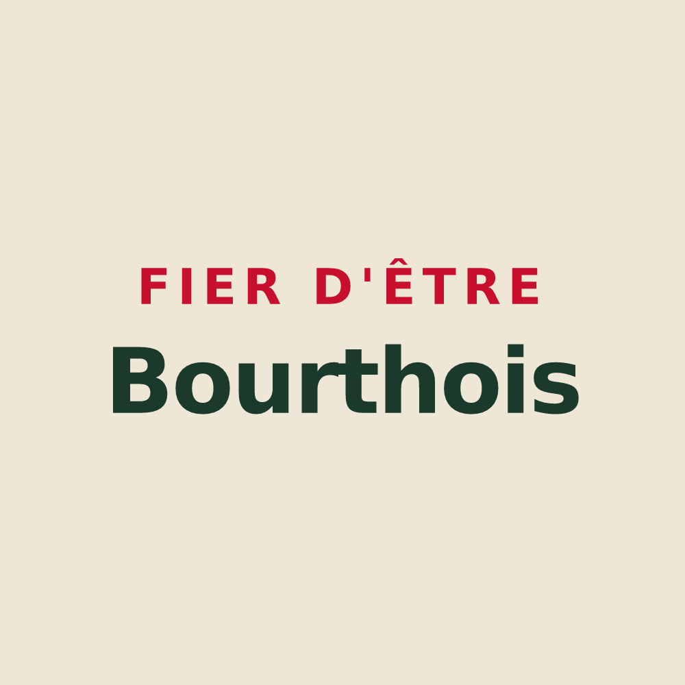 Tote bag « Fier d'être Bourthois » — design pour Bourth