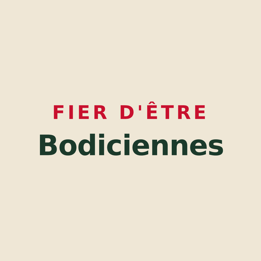 Tote bag « Fier d'être Bodiciennes » — design pour Bousies