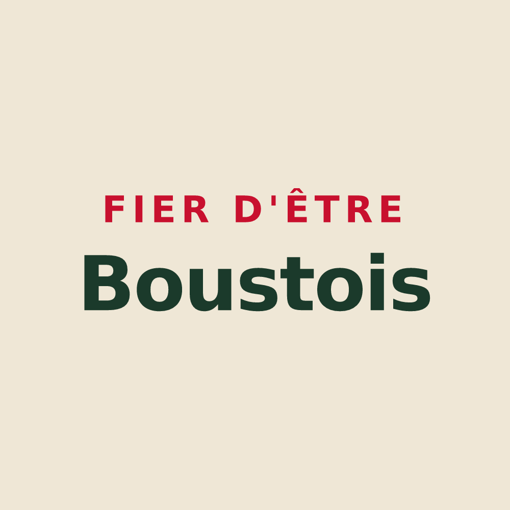Tote bag « Fier d'être Boustois » — design pour Boust