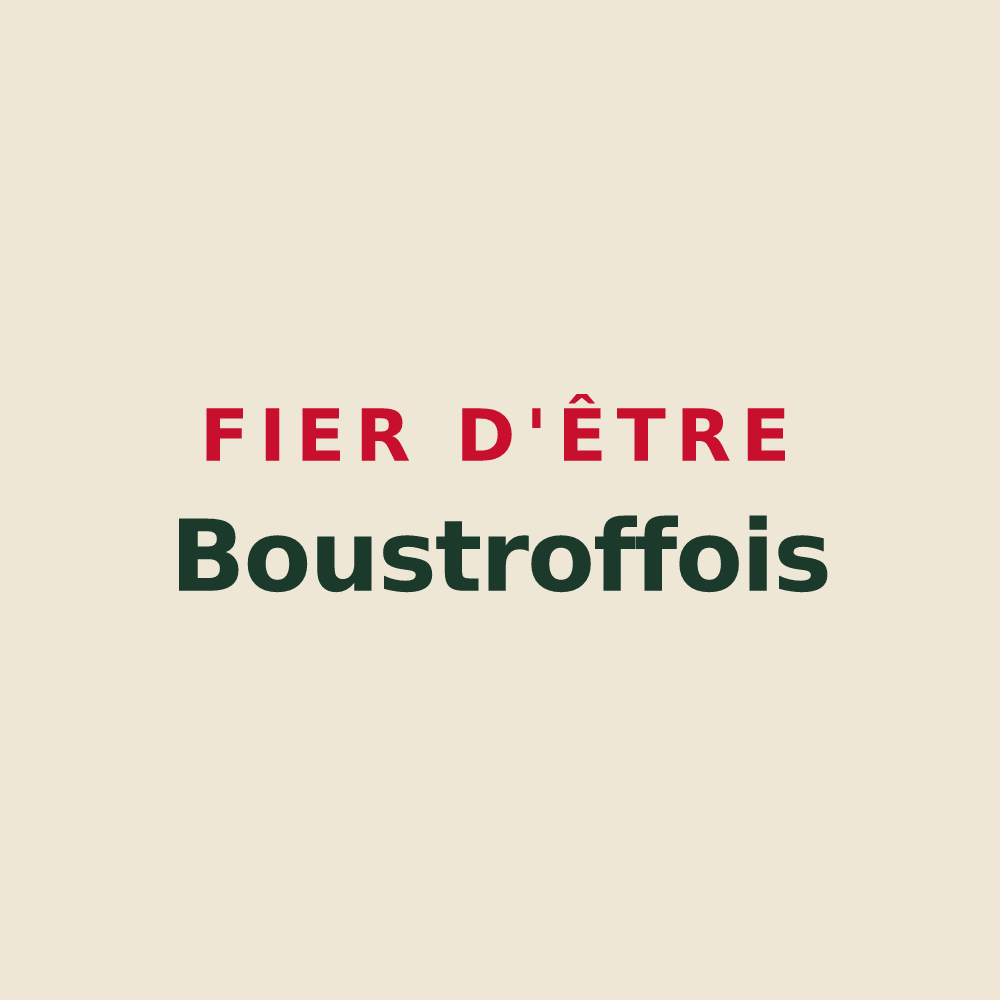 Tote bag « Fier d'être Boustroffois » — design pour Boustroff