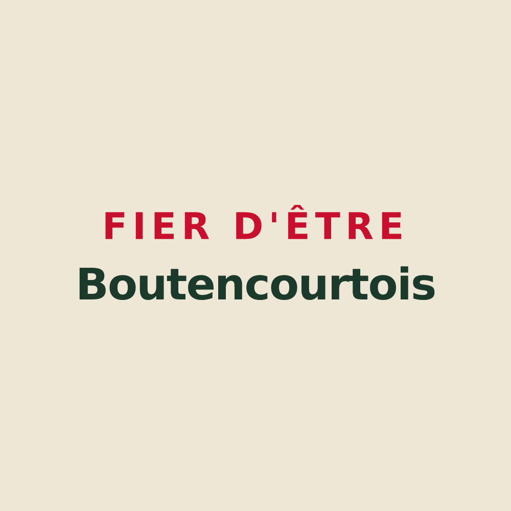 Tote bag « Fier d'être Boutencourtois » — design pour Boutencourt