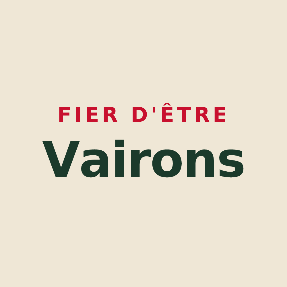 Tote bag « Fier d'être Vairons » — design pour Bouverans