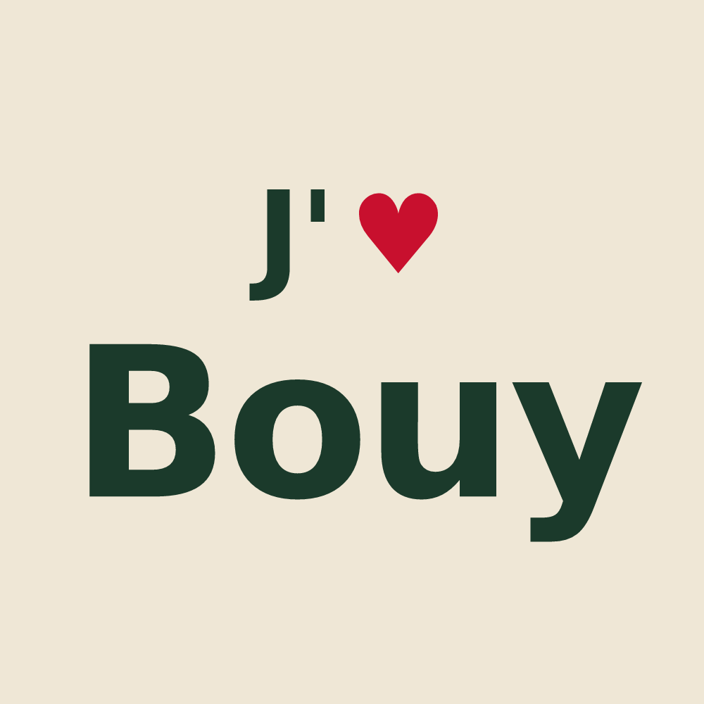 Tote bag personnalisé Bouy — design J'aime Bouy