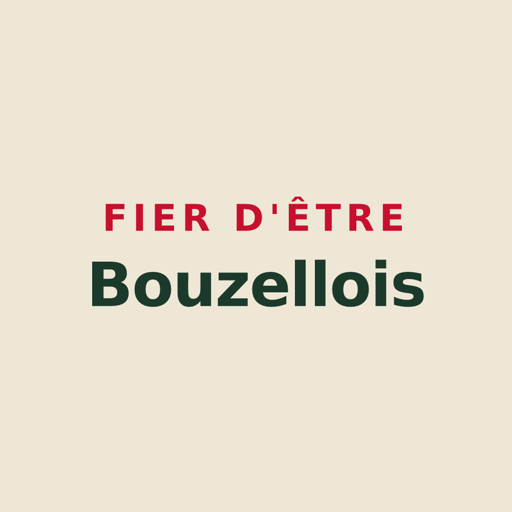 Tote bag « Fier d'être Bouzellois » — design pour Bouzel