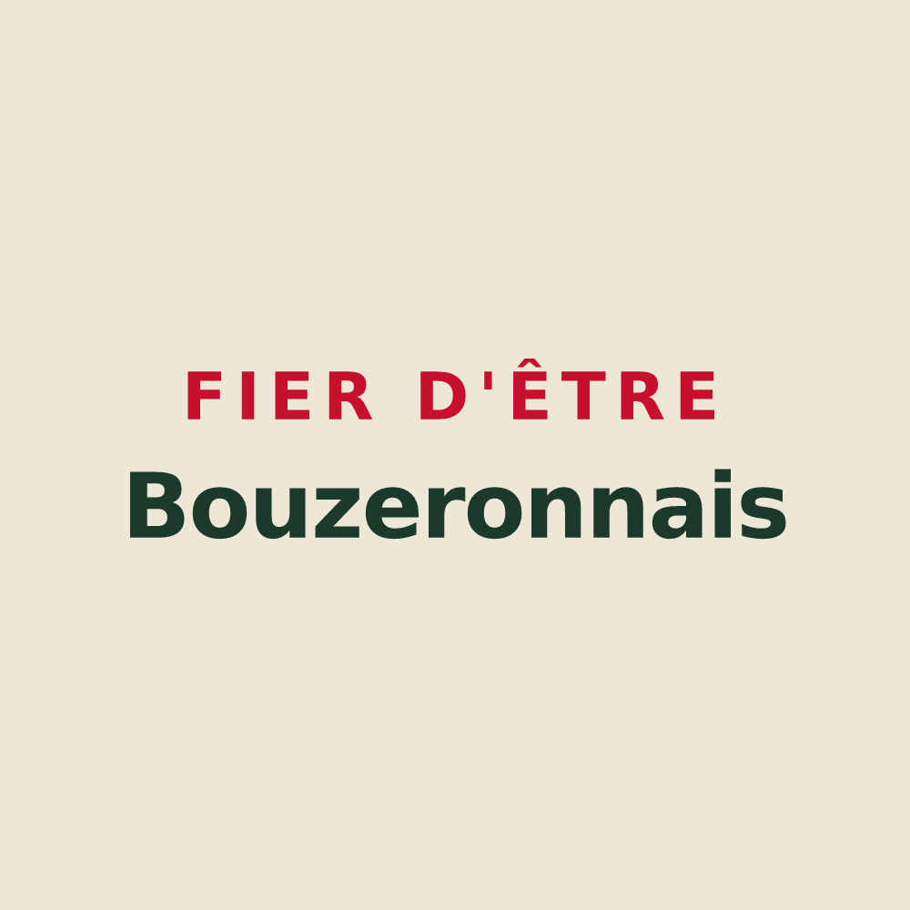 Tote bag « Fier d'être Bouzeronnais » — design pour Bouzeron