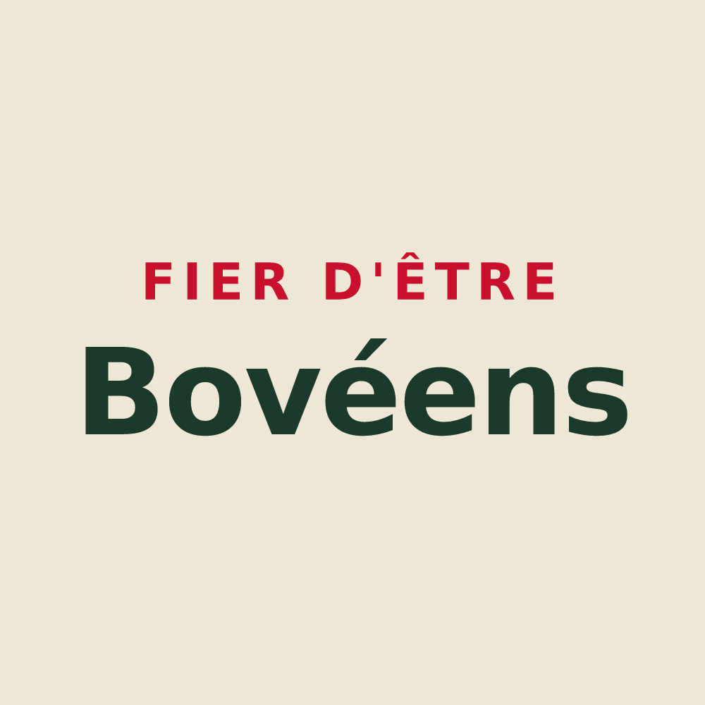 Tote bag « Fier d'être Bovéens » — design pour Bovée-sur-Barboure