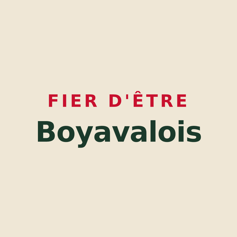 Tote bag « Fier d'être Boyavalois » — design pour Boyaval