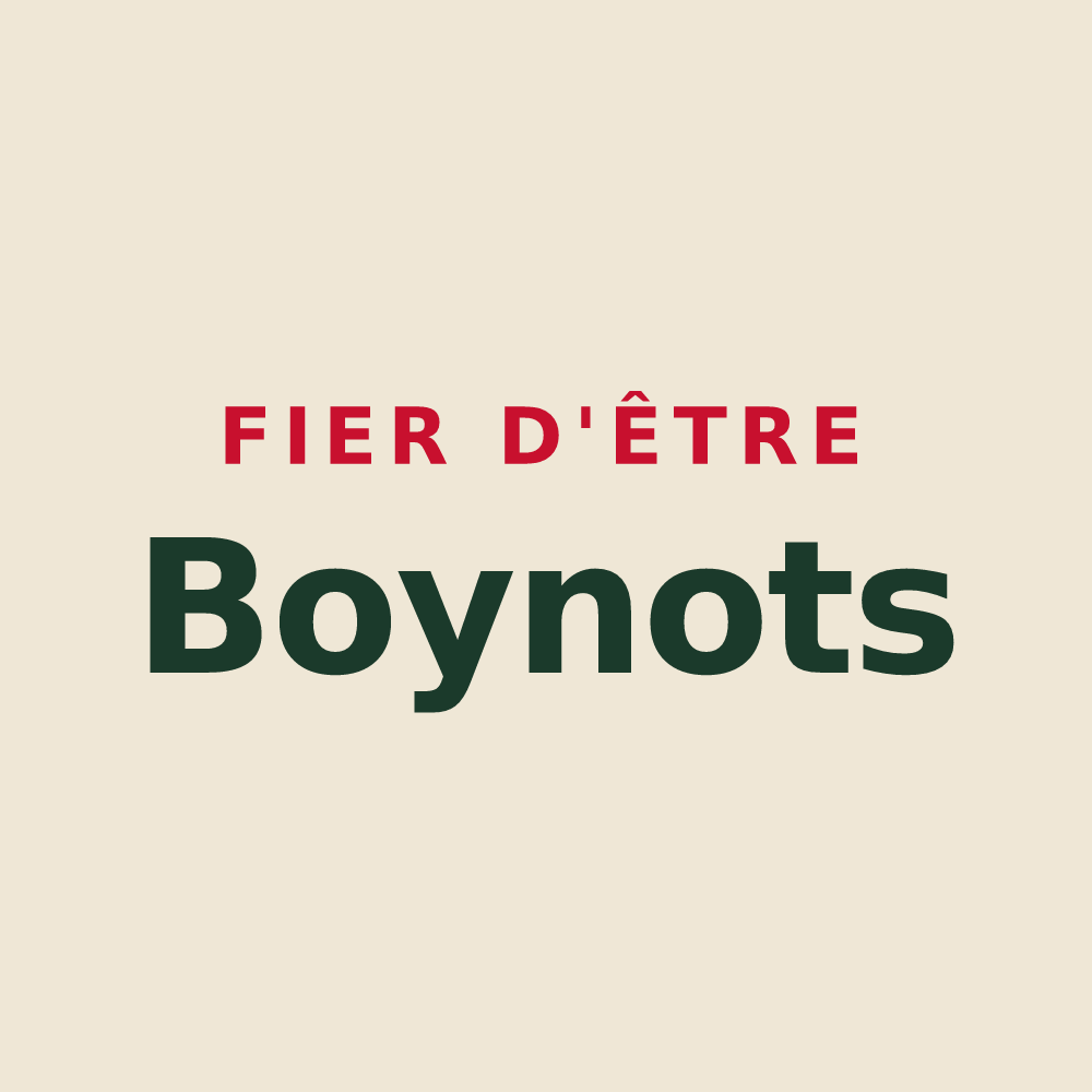 Tote bag « Fier d'être Boynots » — design pour Boynes