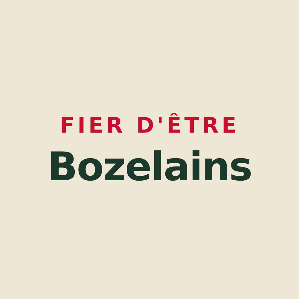 Tote bag « Fier d'être Bozelains » — design pour Bozel