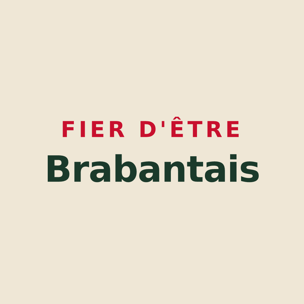 Tote bag « Fier d'être Brabantais » — design pour Brabant-le-Roi