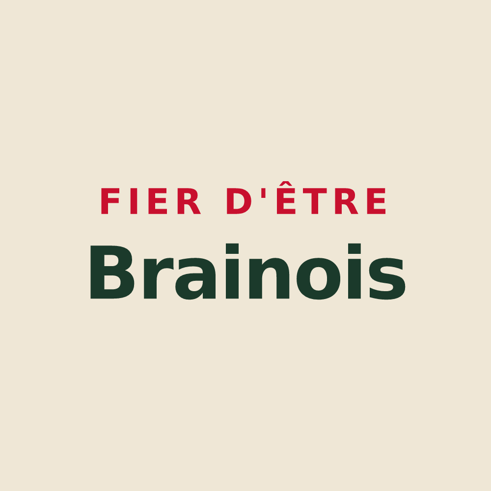 Tote bag « Fier d'être Brainois » — design pour Brain-sur-Allonnes