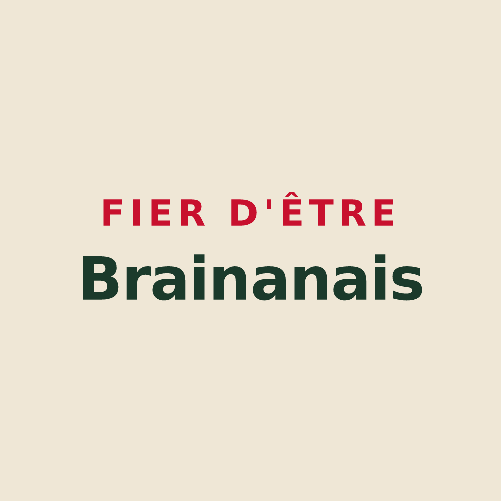 Tote bag « Fier d'être Brainanais » — design pour Brainans