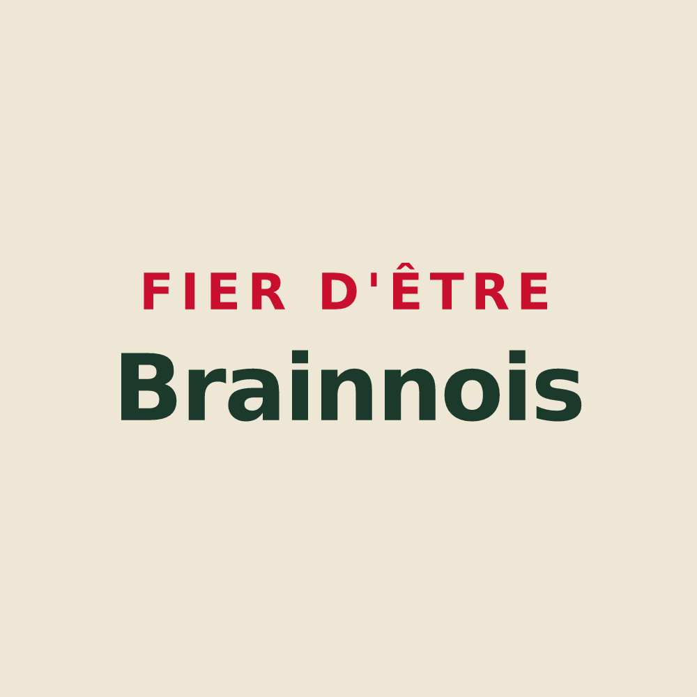 Tote bag « Fier d'être Brainnois » — design pour Brains