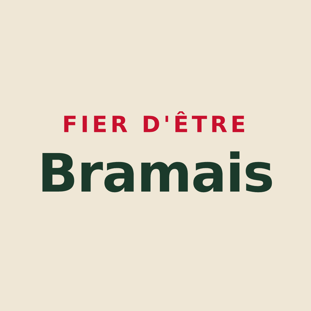 Tote bag « Fier d'être Bramais » — design pour Bram
