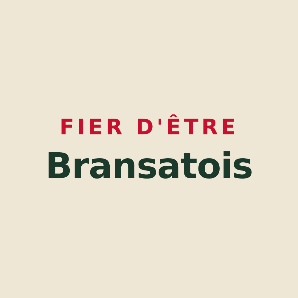 Tote bag « Fier d'être Bransatois » — design pour Bransat