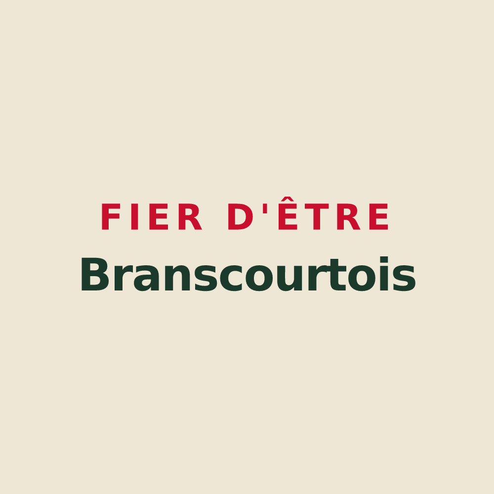 Tote bag « Fier d'être Branscourtois » — design pour Branscourt