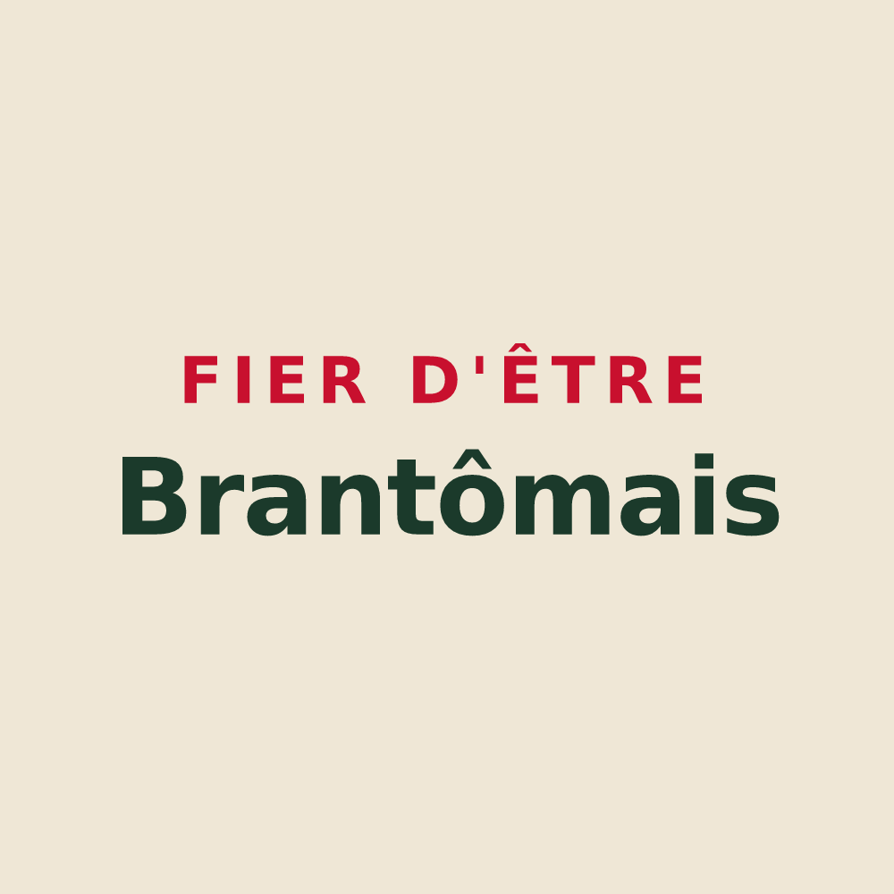 Tote bag « Fier d'être Brantômais » — design pour Brantôme en Périgord