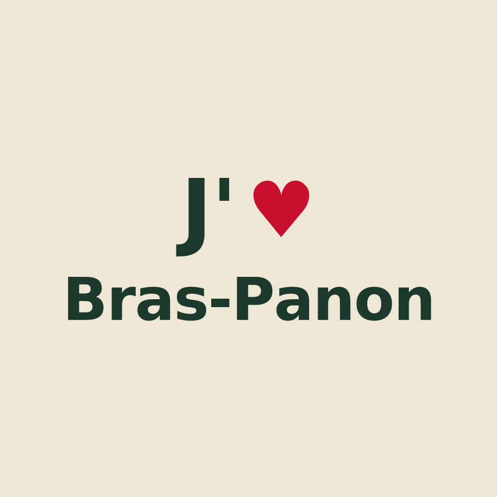 Tote bag personnalisé Bras-Panon — design J'aime Bras-Panon