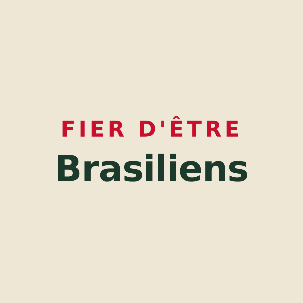 Tote bag « Fier d'être Brasiliens » — design pour Bras-sur-Meuse