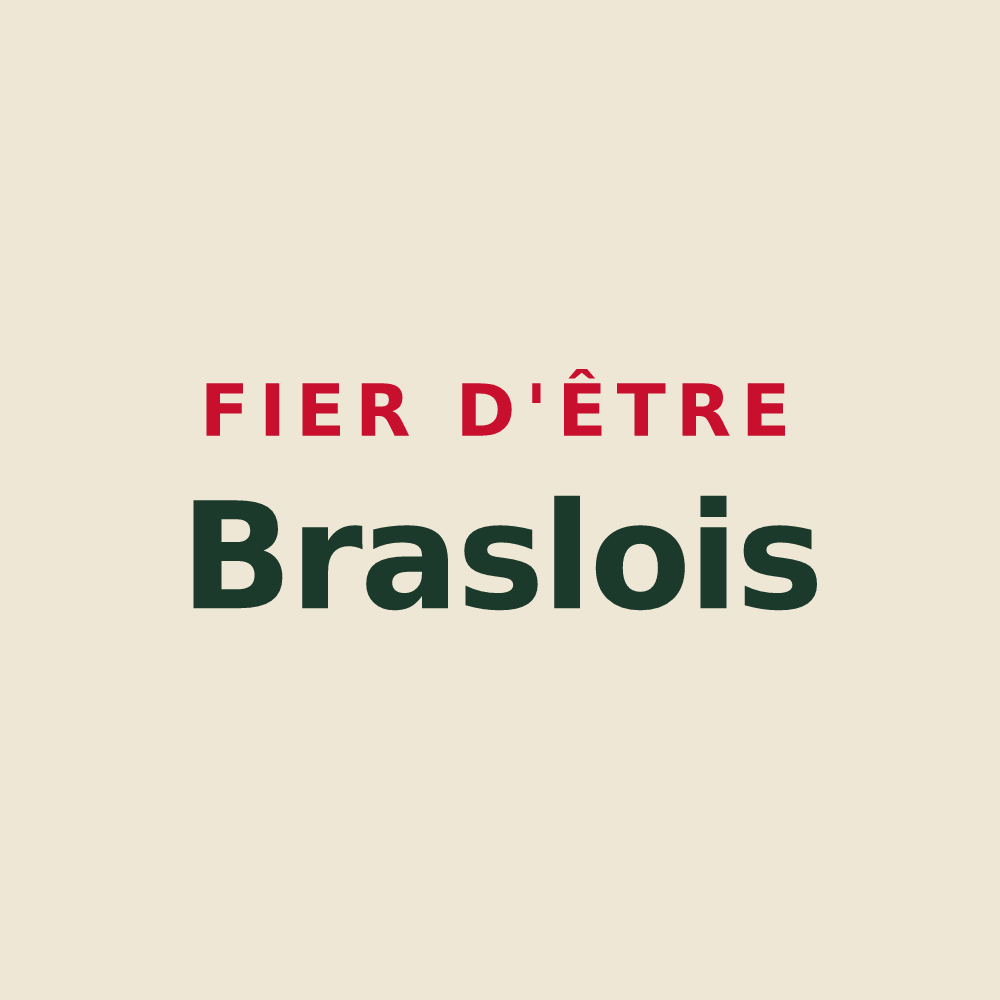 Tote bag « Fier d'être Braslois » — design pour Brasles