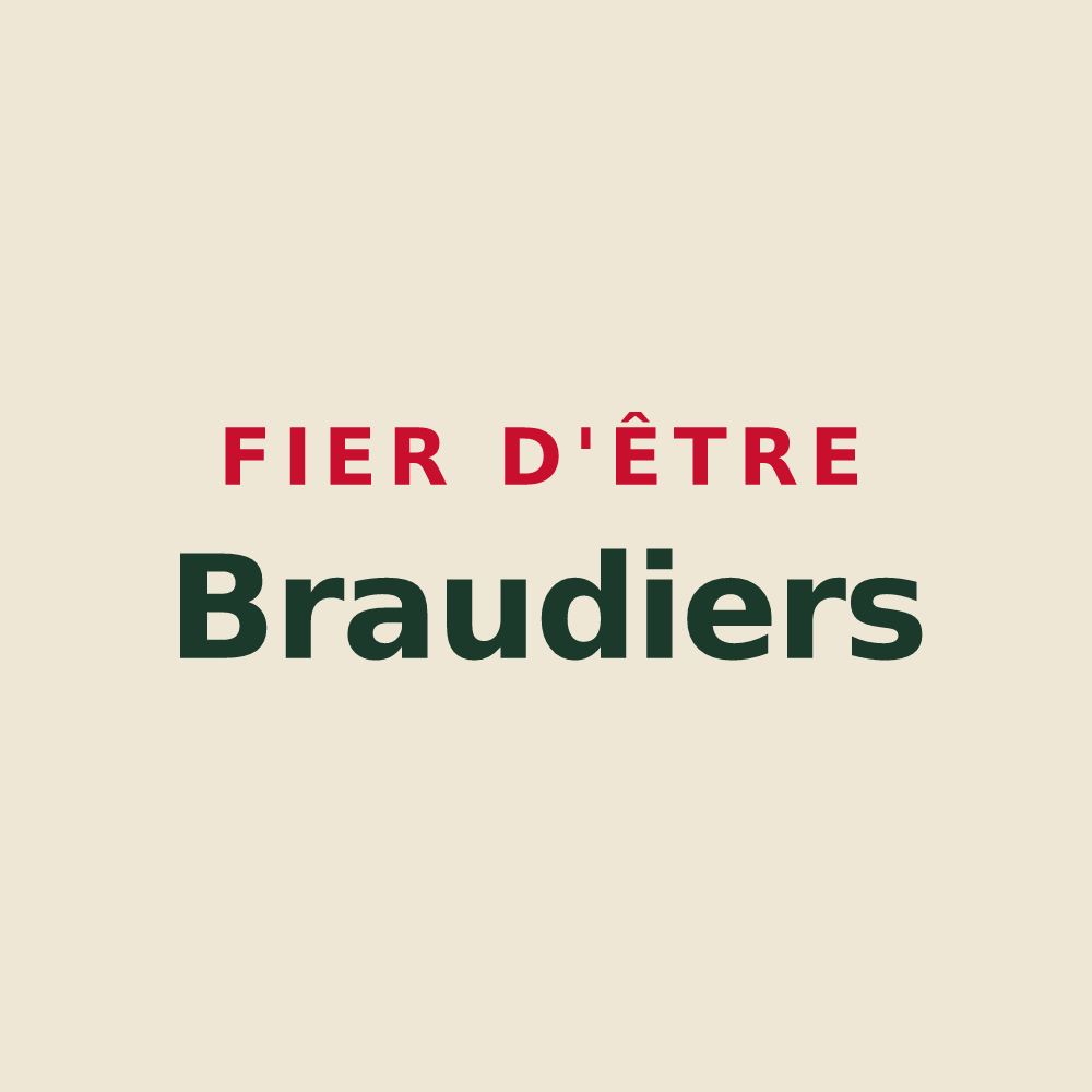 Tote bag « Fier d'être Braudiers » — design pour Braud-et-Saint-Louis