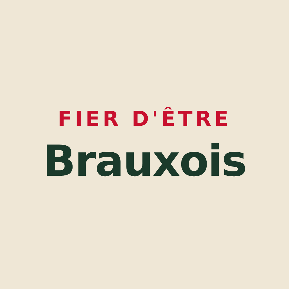 Tote bag « Fier d'être Brauxois » — design pour Braux