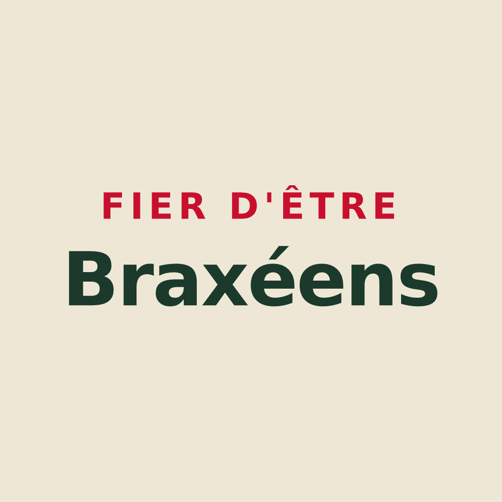 Tote bag « Fier d'être Braxéens » — design pour Brax