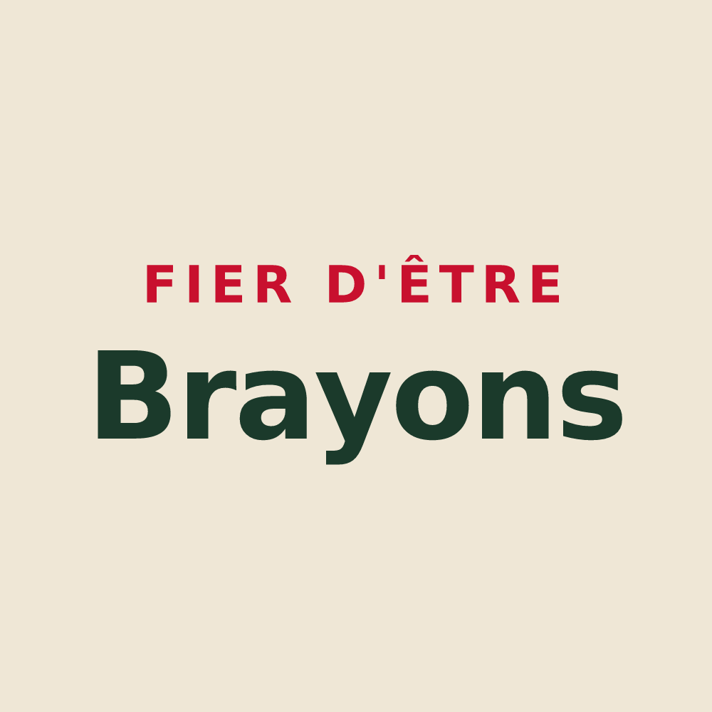 Tote bag « Fier d'être Brayons » — design pour Bray-sur-Somme