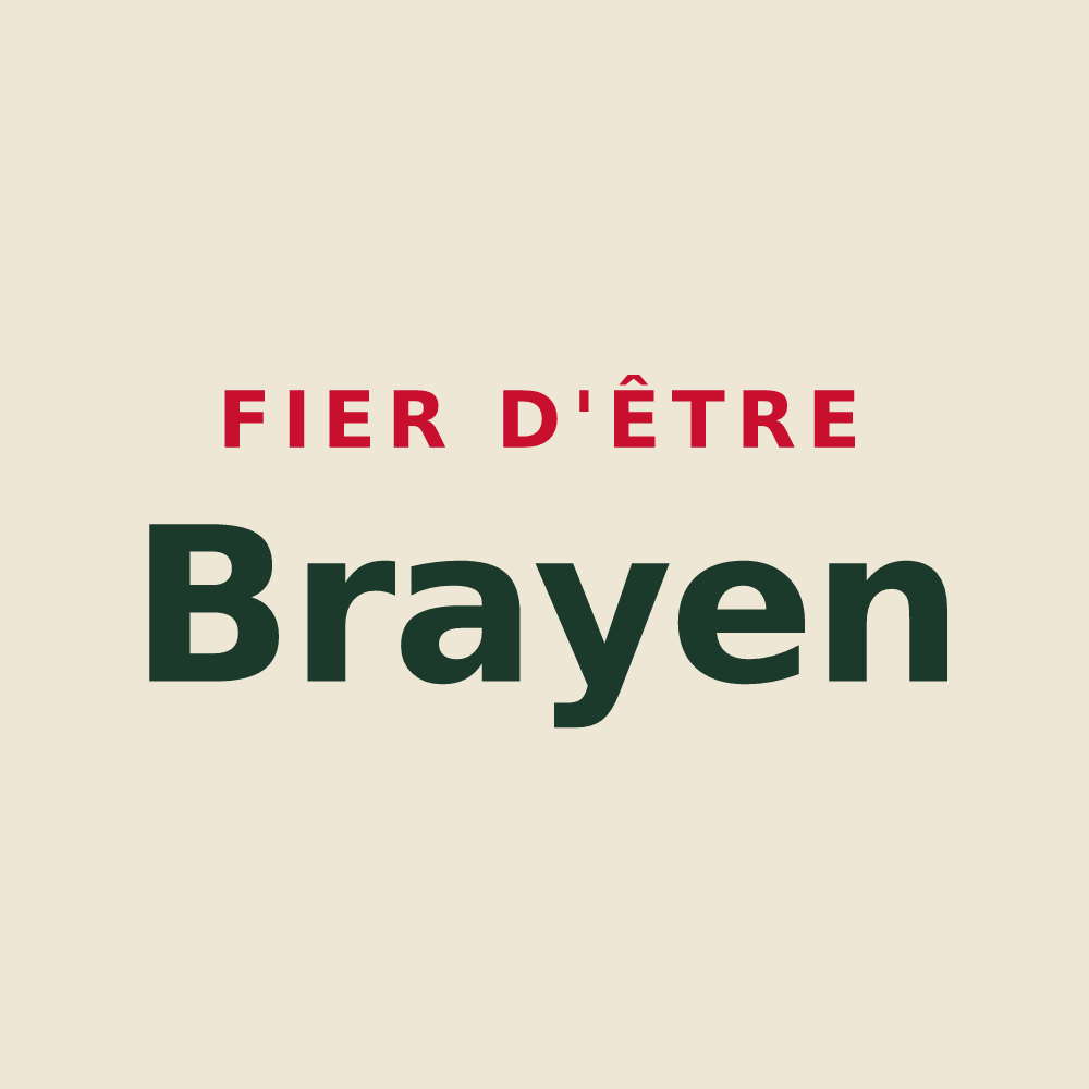 Tote bag « Fier d'être Brayen » — design pour Bray