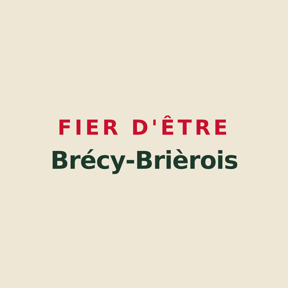 Tote bag « Fier d'être Brécy-Brièrois » — design pour Brécy-Brières
