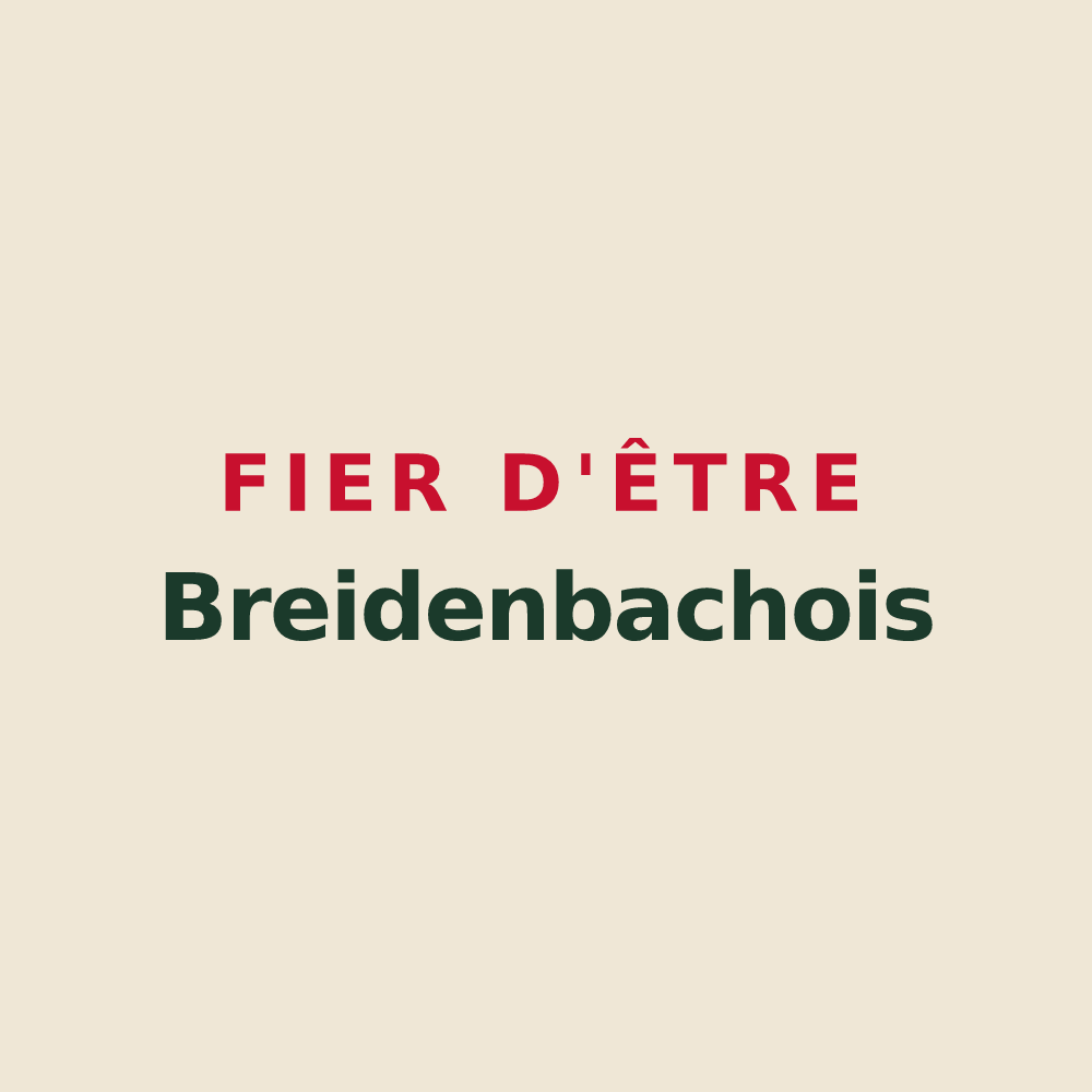 Tote bag « Fier d'être Breidenbachois » — design pour Breidenbach