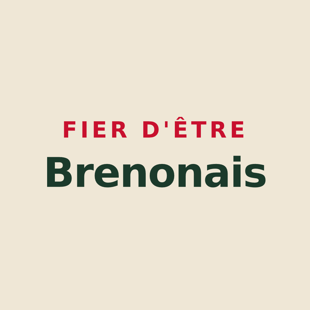 Tote bag « Fier d'être Brenonais » — design pour Brenon