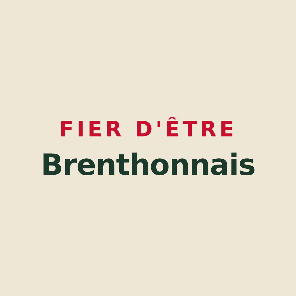 Tote bag « Fier d'être Brenthonnais » — design pour Brenthonne