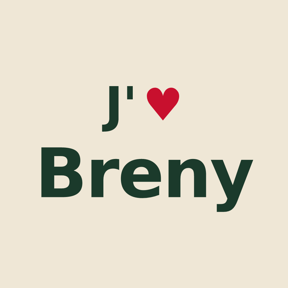 Tote bag personnalisé Breny — design J'aime Breny