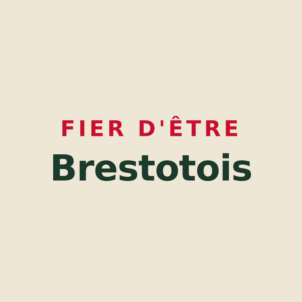 Tote bag « Fier d'être Brestotois » — design pour Brestot
