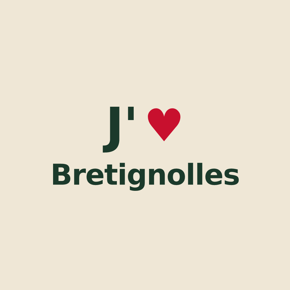Tote bag personnalisé Bretignolles — design J'aime Bretignolles