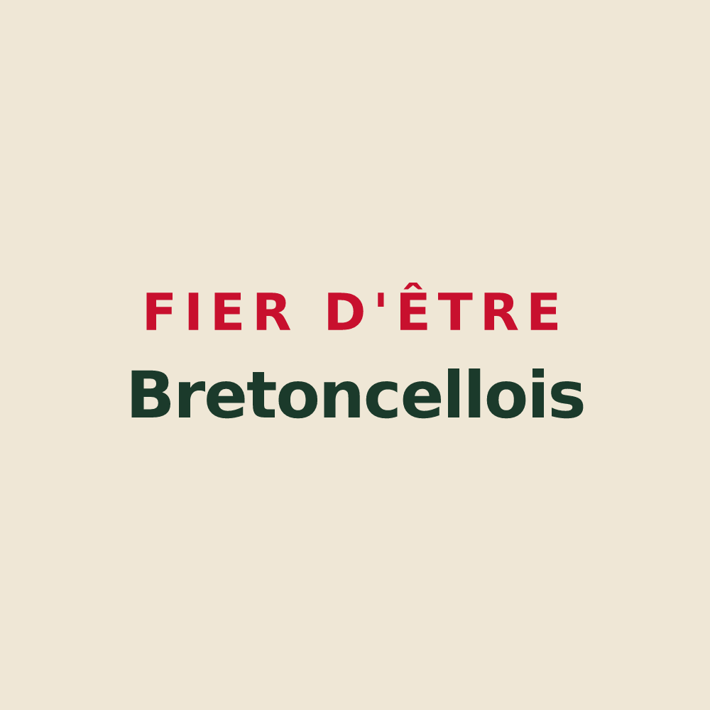 Tote bag « Fier d'être Bretoncellois » — design pour Bretoncelles