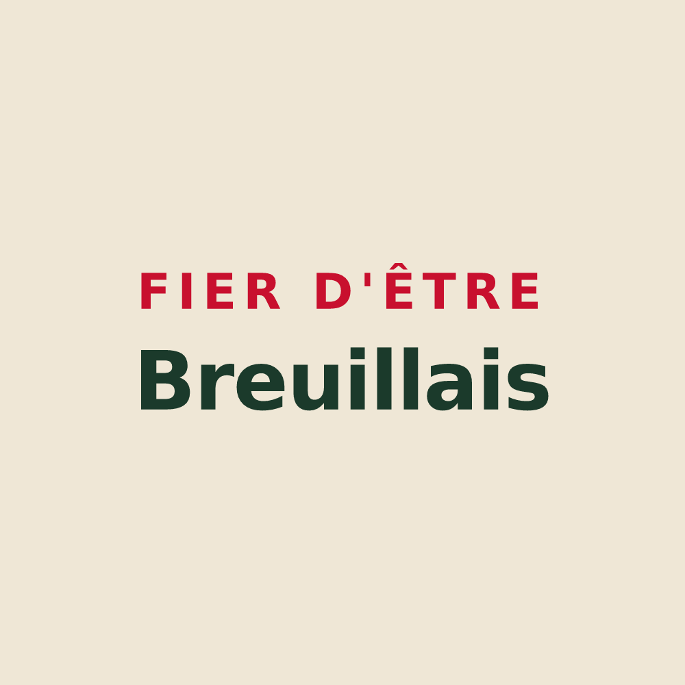 Tote bag « Fier d'être Breuillais » — design pour Breuil-Magné