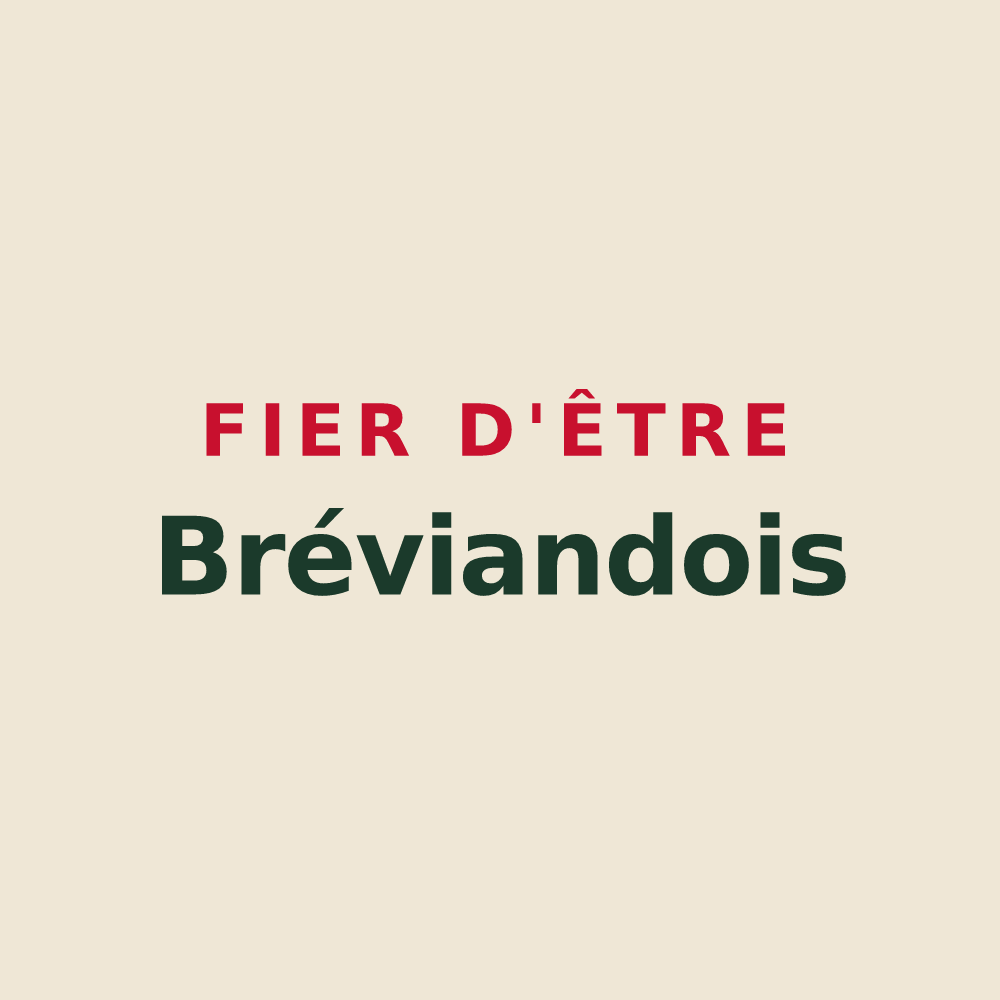 Tote bag « Fier d'être Bréviandois » — design pour Bréviandes