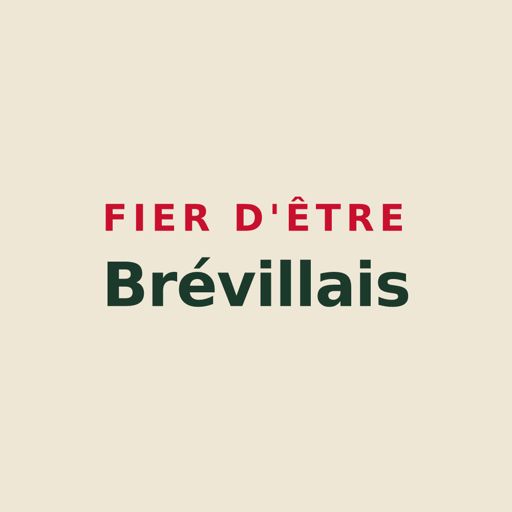 Tote bag « Fier d'être Brévillais » — design pour Bréville-sur-Mer